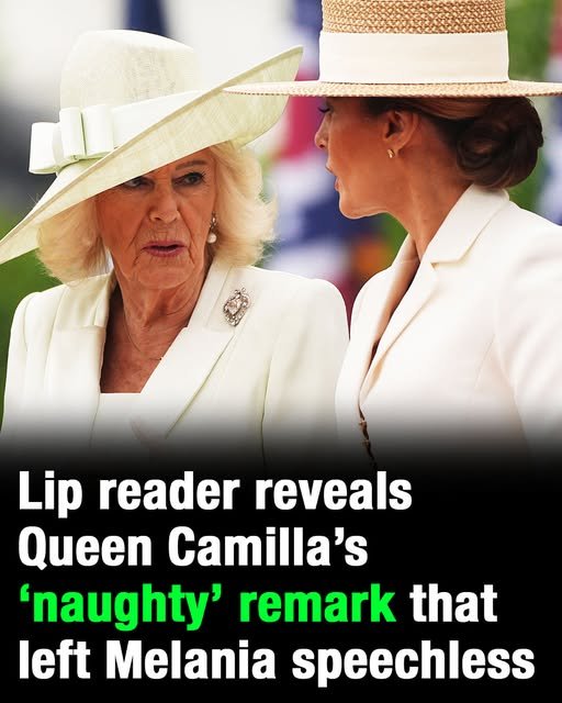 Melania Trump Left Speechless After Queen Camilla Whispers Shocking “Soggy Bottom” Remark During Rain-Drenched Visit