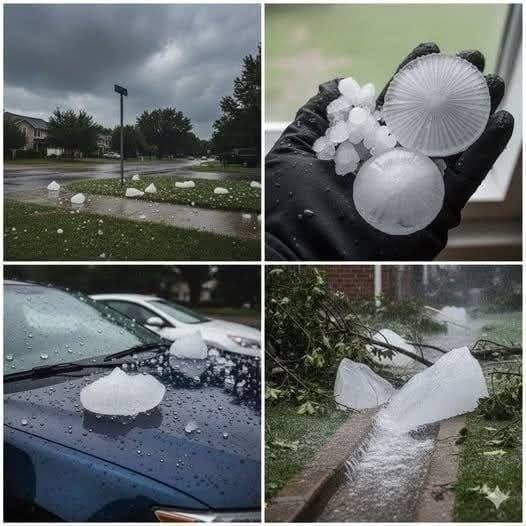Red Alert: Violent Hailstorm Devastates Town and Leaves Community in Shock